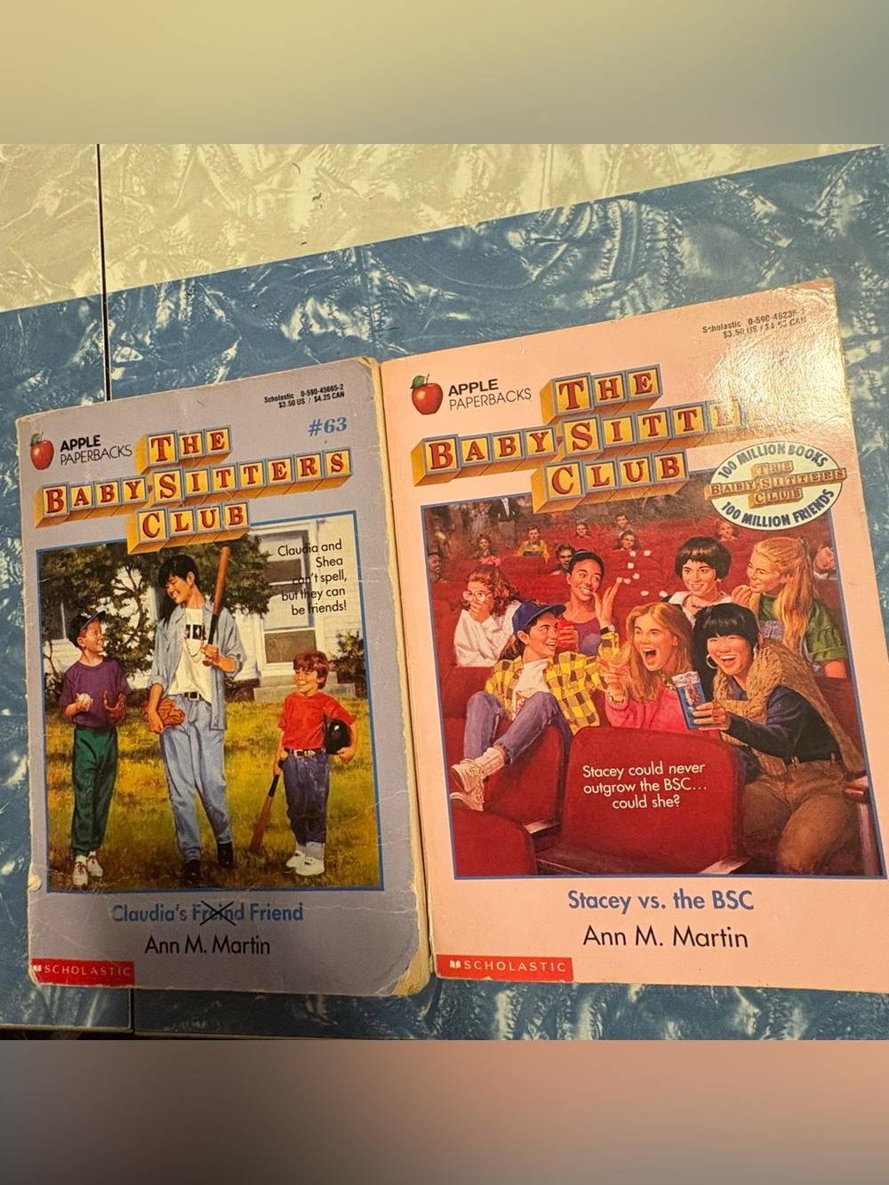 Scholastic The Baby-Sitters Club Paperback Pair First Printing - #63 and #83